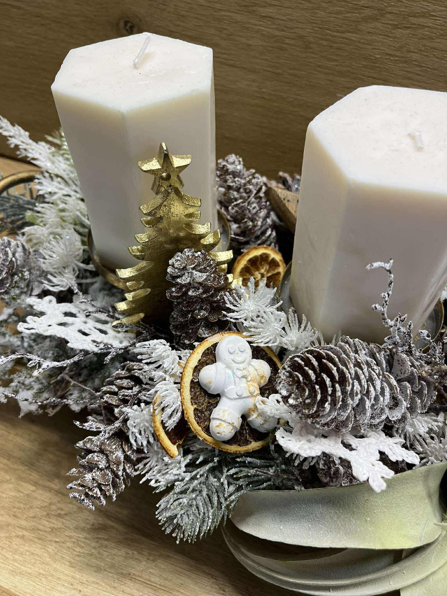 Adventní Luxusní Dekorace "Zasněžený Les"