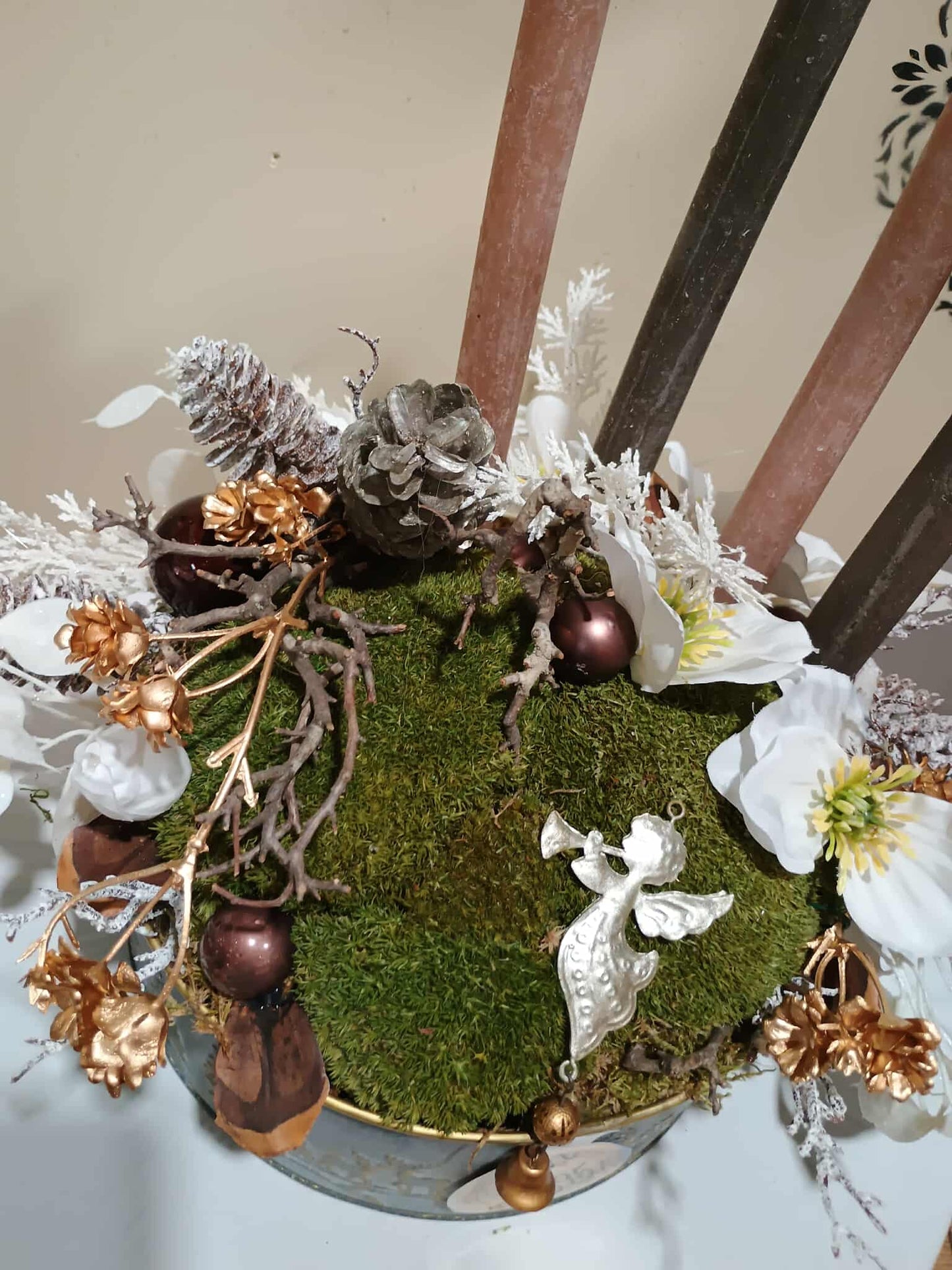 Adventí Dekorace s Mechoem