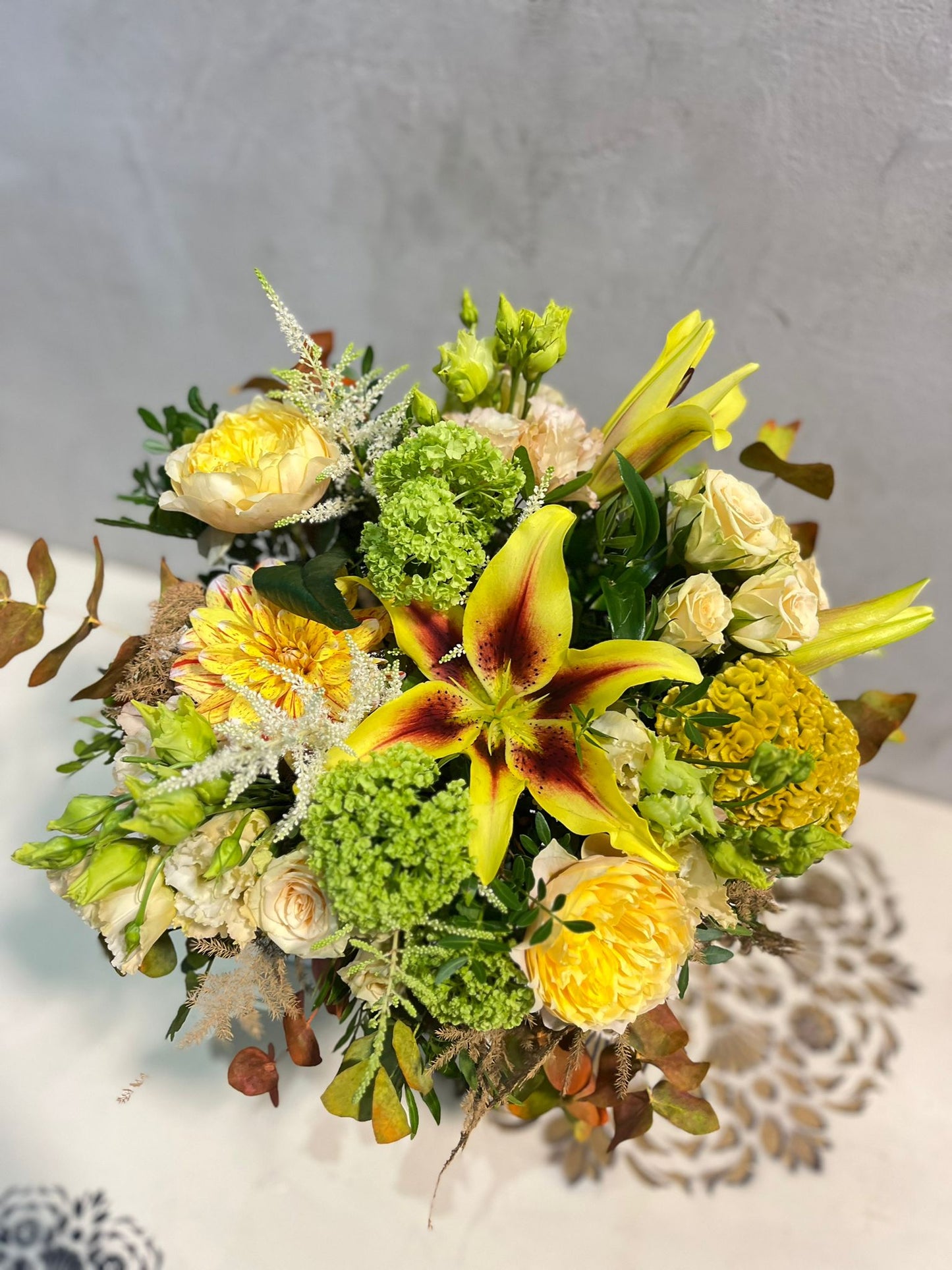 Býk - menší kytice