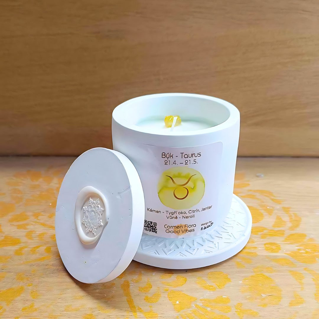 Býk - aromatická svíčka