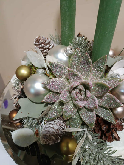 Adventní Zrcadlová Dekorace