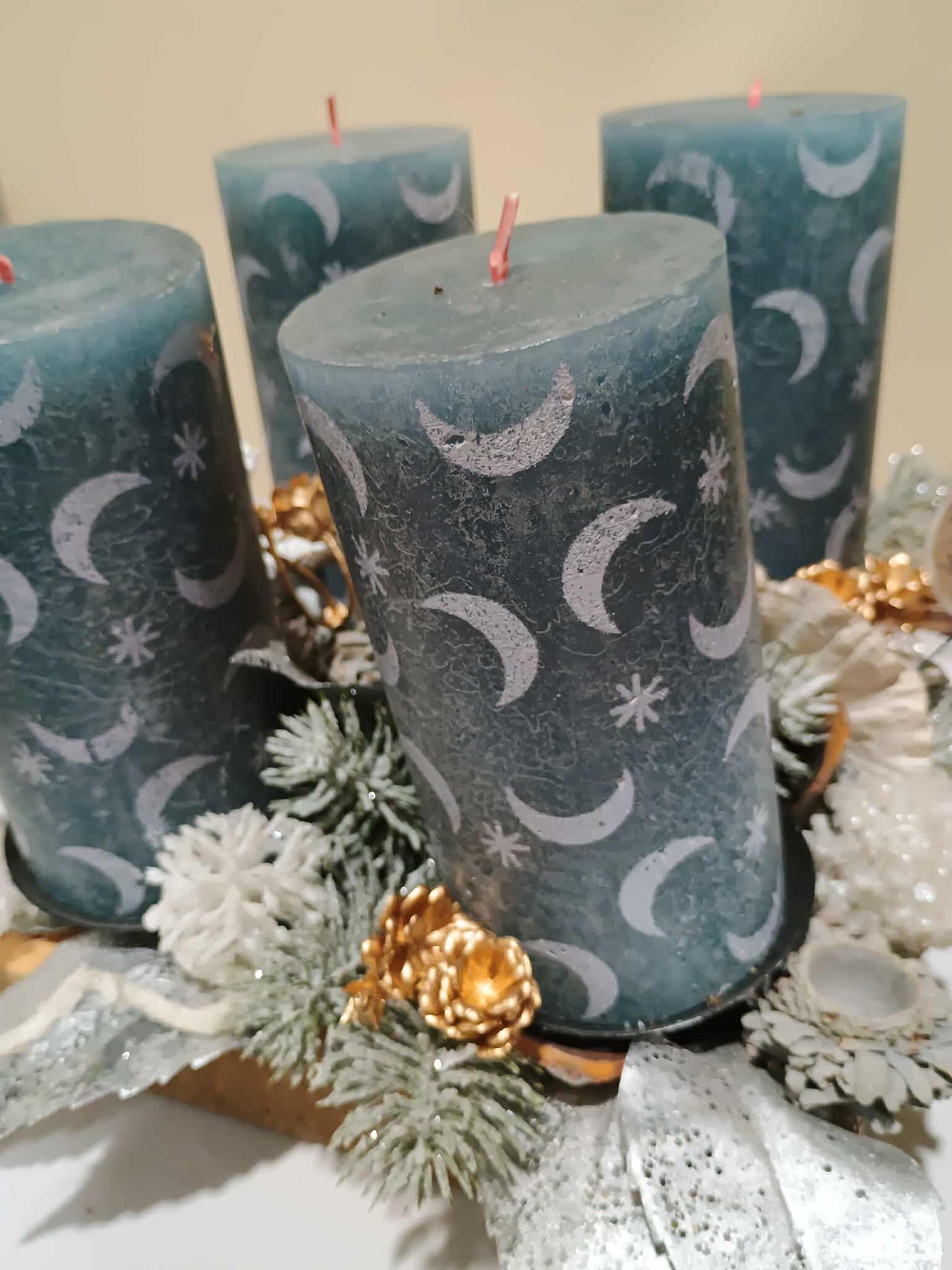 Adventní Svícen "Půlnoční Měsíc"