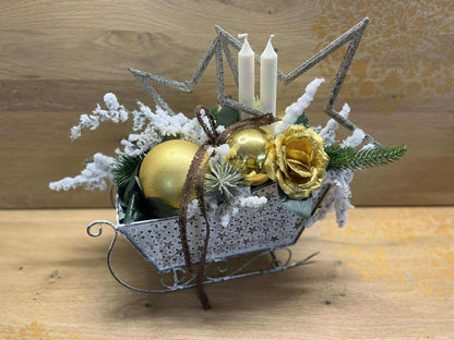 Adventní sáňky "Stříbrná Hvězda"