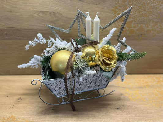 Adventní sáňky "Stříbrná Hvězda"