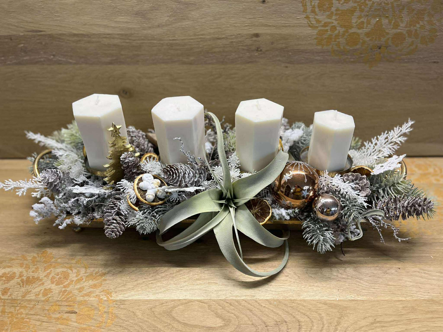 Adventní Luxusní Dekorace "Zasněžený Les"