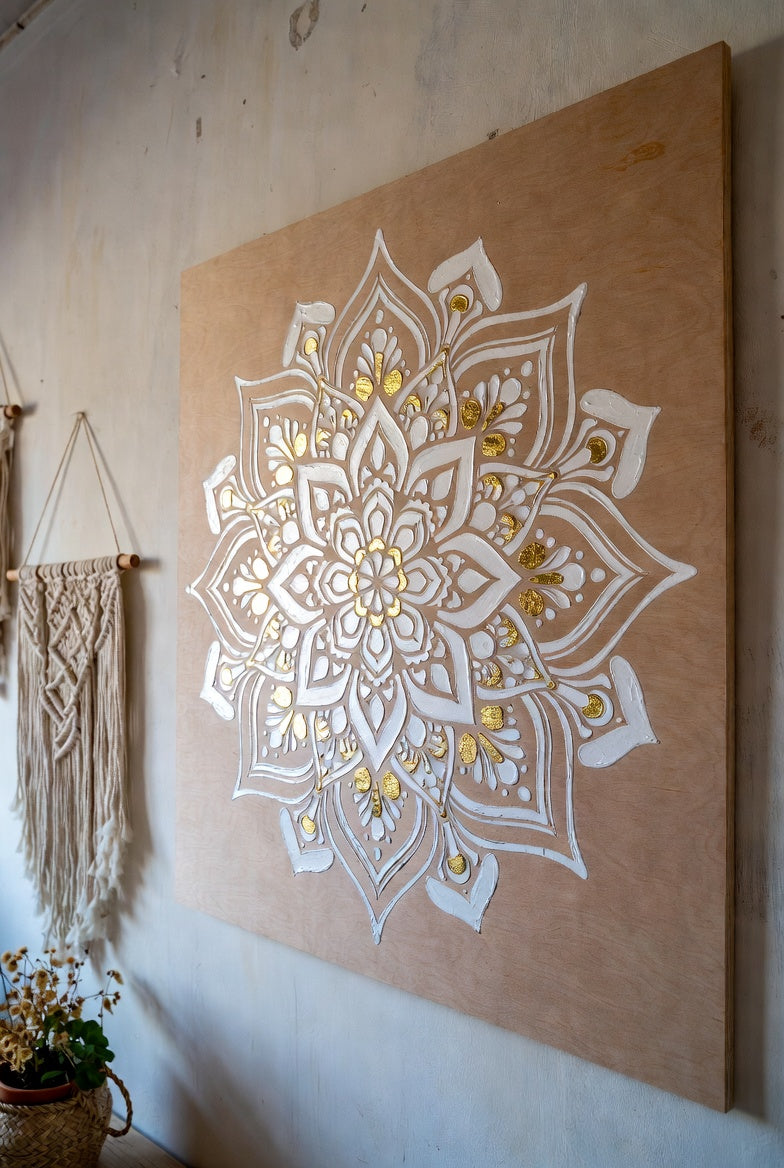 Workshop Mikulov - Mandala - reliéfní technika, difusér